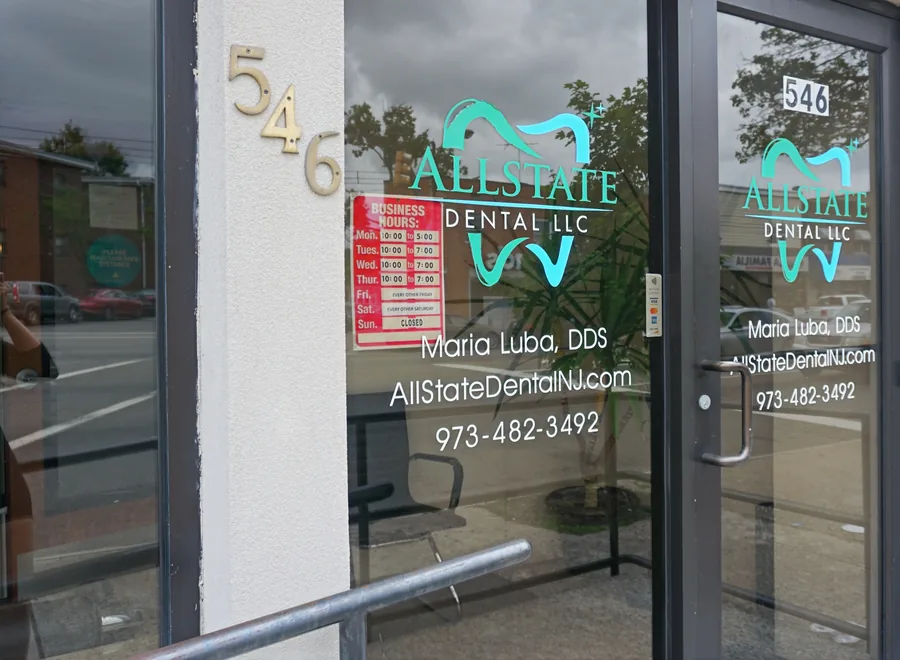 Allstate Dental exterior at 546 Bloomfield Ave