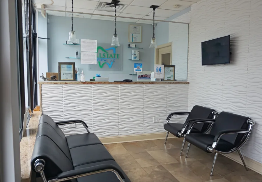 Allstate Dental reception and waiting area